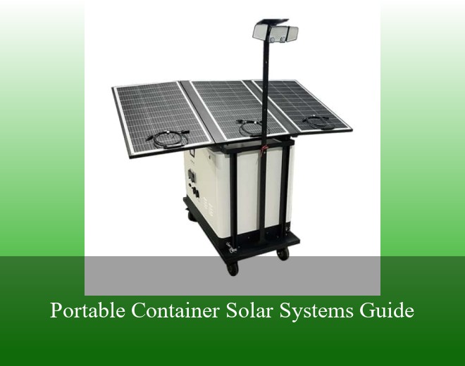 Portable Container Solar Systems Guide
